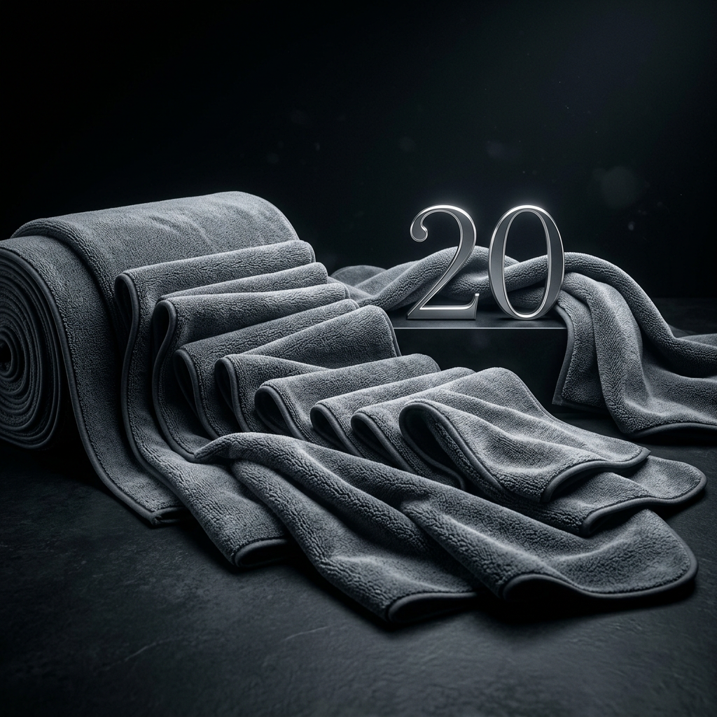 20 Piece Grey Cloths