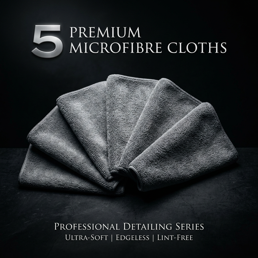 5 Piece Grey Cloths