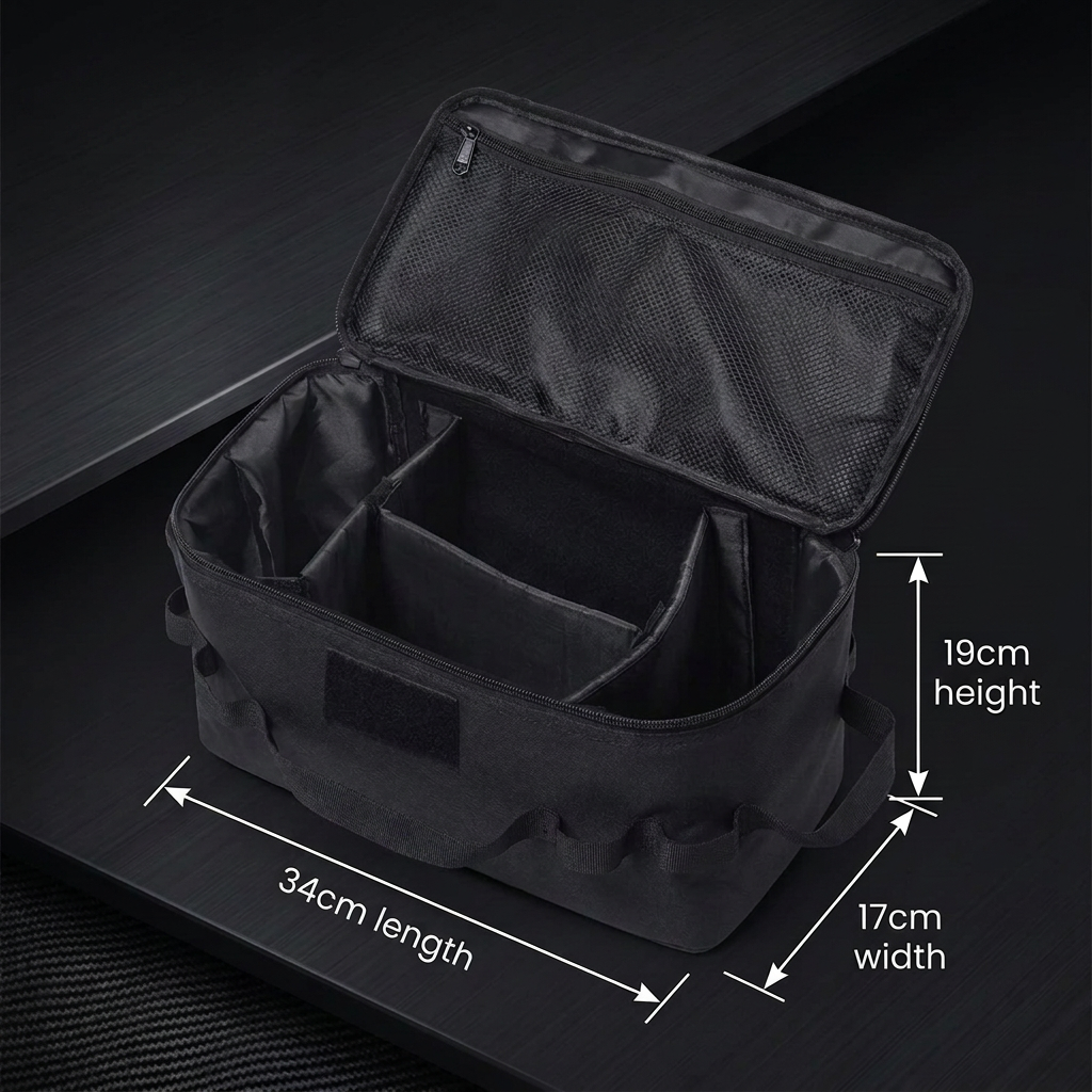 Clean Drive Detailing Bag Dimensions No Logo