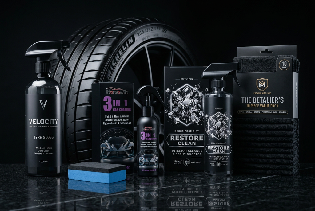 Clean Drive Essential Car Care Kit Bundle