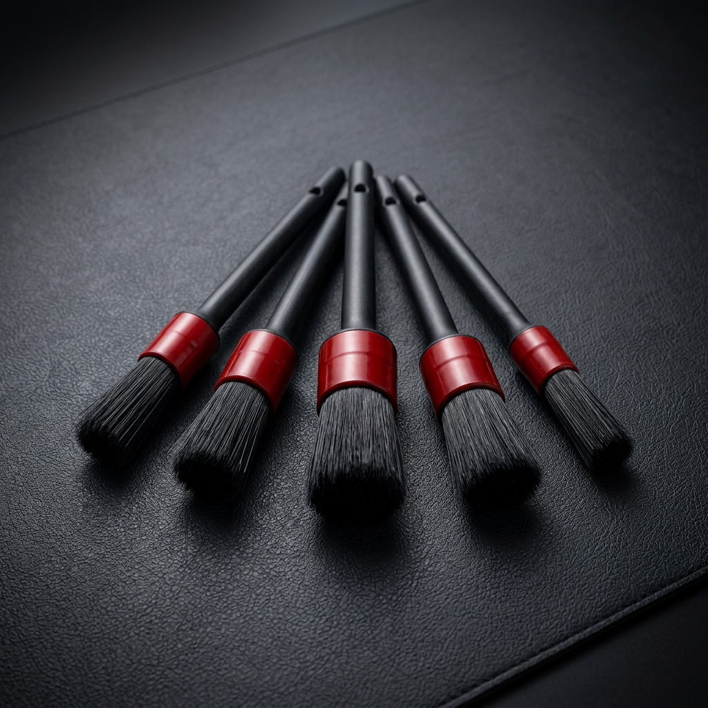 Detailing Brushes Close-up