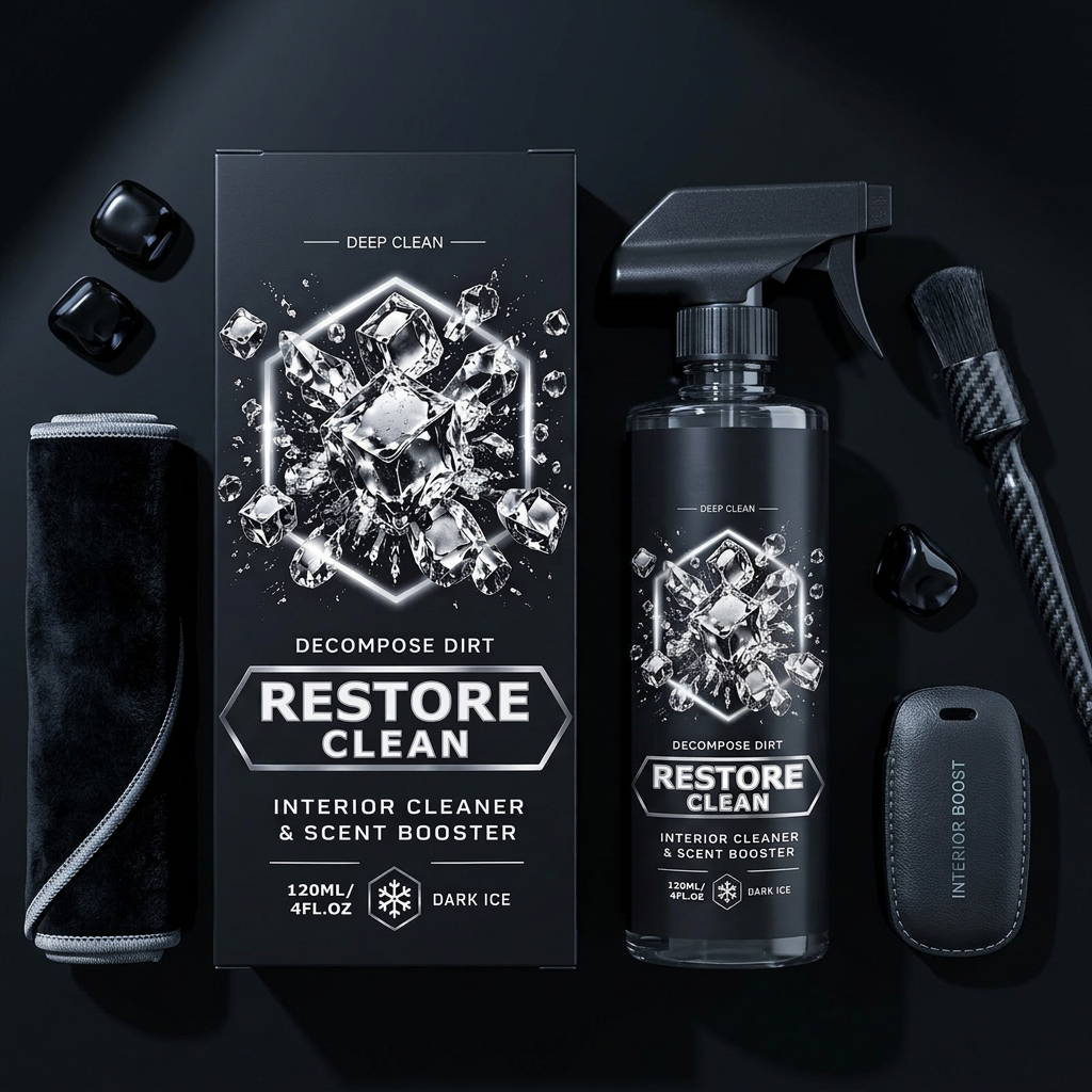 Scented Cleaner Flat Lay